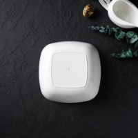 Тарелка глубокая &laquo;Квадро&raquo;, 16&times;16 см, цвет белый