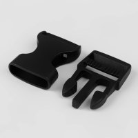 Фастекс 20 мм, нагрузка до 15 кг, 10 шт, цвет чёрный, цена за 1 набор