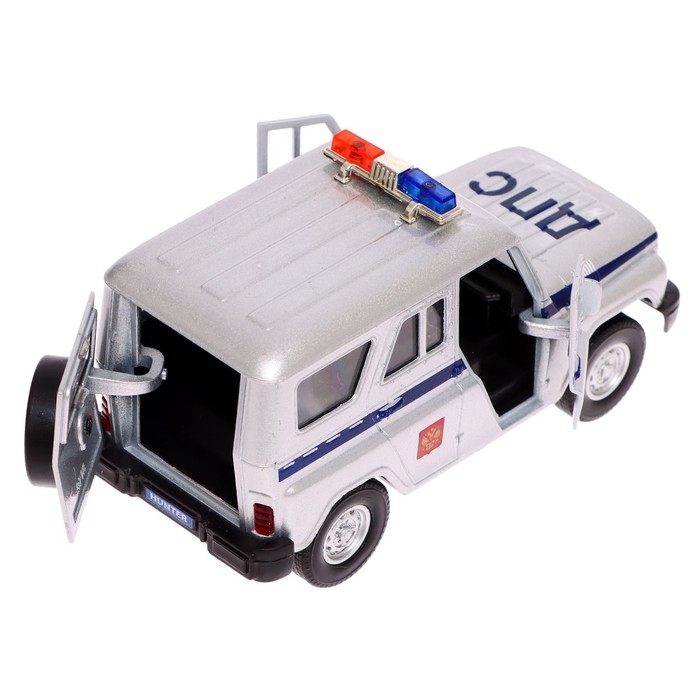 Игровой набор &laquo;Гараж полицейского участка с УАЗ Хантер&raquo;, 22 см, ворота, световые и звуковые эффекты