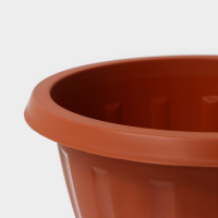 Кашпо уличное &laquo;Пальмира&raquo;, 10 л, цвет коричневый