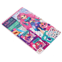 Книга с наклейками и трафаретами &laquo;Альбом дизайнера. Магия стиля&raquo;