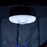 Садовый светильник на солнечной батарее &laquo;Дискошар&raquo;, 13 &times; 6 &times; 13 см, 6 LED, пульт ДУ, свечение RGBW