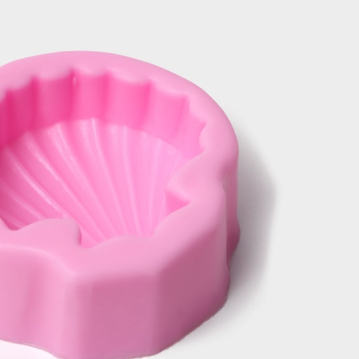 Молд Доляна &laquo;Ракушка&raquo;, силикон, d=6 см, цвет МИКС