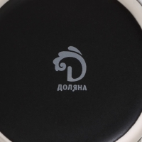 Кружка фарфоровая Доляна &laquo;Мандала&raquo;, 380 мл, белый узор