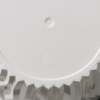 Кашпо для цветов со вставкой &laquo;Вдохновение&raquo;, 1,6 л, d=16 см, h=13,5 см, белое