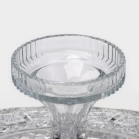 Ваза - менажница стеклянная на ножке MEY-JI, 36&times;23 см