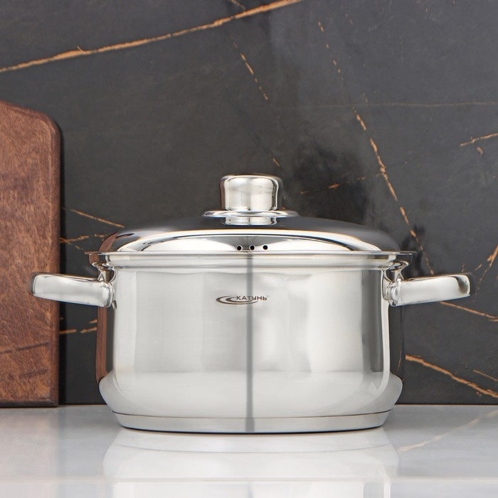 Кастрюля &laquo;Гретта&raquo;, 3.4 л, d=20 см, капсульное дно, индукция