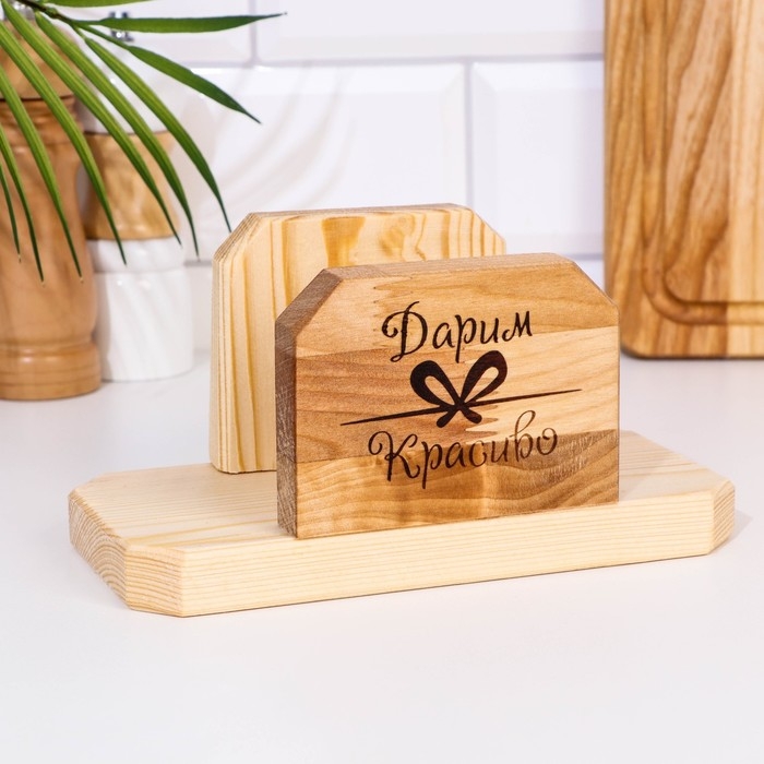 Набор досок разделочных "Угловая ручка" в кассете (38х22х1,8;34х20х1,8;30х18х1,8) см