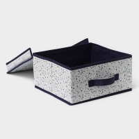 Короб для хранения Доляна &laquo;Мармелад&raquo;, 30&times;28&times;15 см, цвет белый