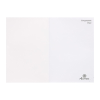 Ежедневник недатированный A5 160 листов Attomex.Visa, твёрдая обложка из искусственной кожи с поролоном, блок 70 г/м2, зелёный