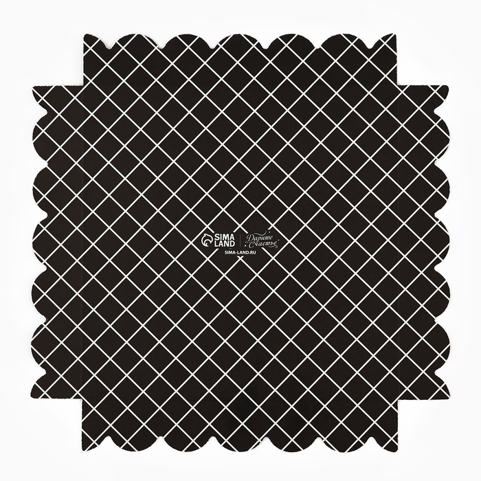 Коробка кондитерская, сундук, упаковка, For you, 16 х 16 х 18 см