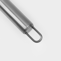 Кондитерская лопатка - палетка изогнутая Доляна, 36,5&times;3 см, рабочая часть 24,5 см, цвет серебристый