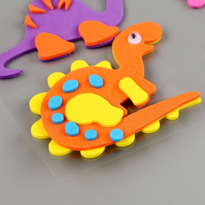 Набор наклеек из EVA "Динозавры", 8 шт