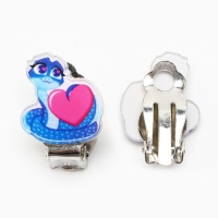 Серьги клипсы детские новогодние &laquo;Волшебства&raquo; на Новый год, 7 х 9 см