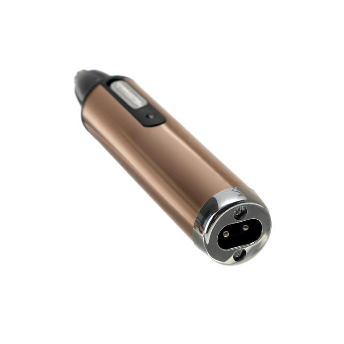 Триммер для волос Luazon LTRI-02, для носа/ушей, АКБ, золотистый