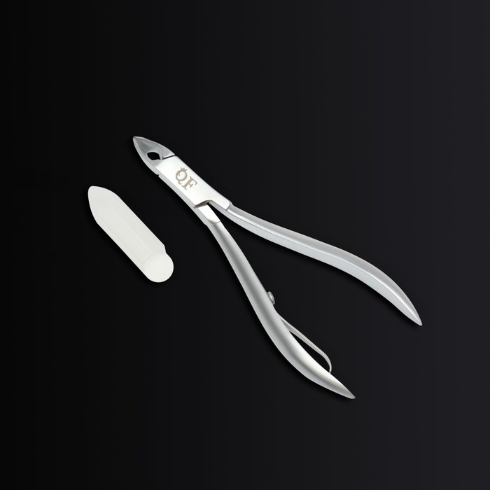 Кусачки маникюрные для кутикулы &laquo;Premium satin&raquo;, эргономичные, 10,1 см, длина лезвия - 7 мм, цвет серебристый