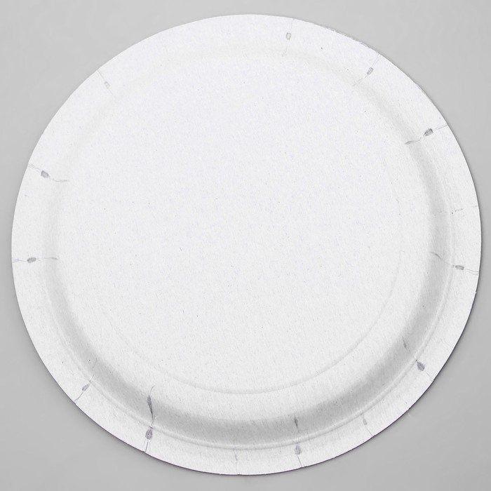 Тарелка одноразовая бумажная "Хвалебная", набор 6 шт, виды МИКС