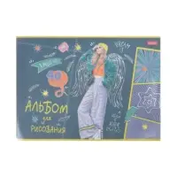 Альбом д/рис А4 40л на скобе Hatber "Street Style"