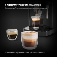 Кофемашина HAM-4001 1350Вт черный