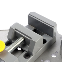 Струбцина угловая усиленная ТУНДРА, металлическая, два зажима 90 и 180&deg;, 2К рукоятка, 70 мм   107021