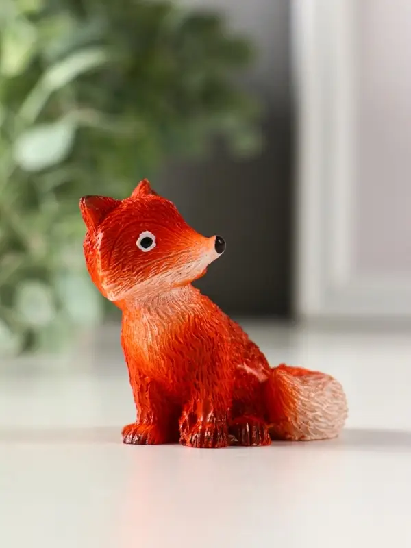 Сувенир полистоун "Маленькая лисичка" МИКС 5,8х3,5х5,6 см