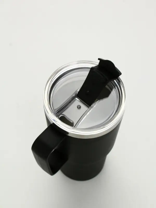 Термокружка "Стань бодрее", 500мл, черная