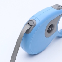 Рулетка DIIL, 8 м, до 50 кг, лента, прорезиненная ручка, голубая с серым