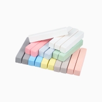 Мелки цветные школьные, набор 20шт "Синий трактор", прямоугольные