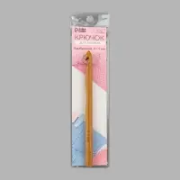 Крючок для вязания, бамбуковый, d=9 мм, 15 см