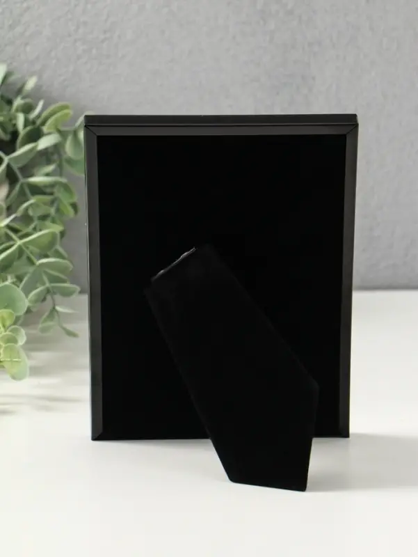 Фоторамка металл на 1 фото 13х18 см "Классик" чёрная 1,5х13х18 см