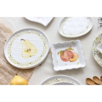 Тарелка керамическая &laquo;Летний день&raquo;, 21.2 см, цвет белый