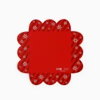 Коробка для кондитерских изделий с пластиковой крышкой &laquo;Счастья в Новом году&raquo;, 10.5 х 10.5 х 3 см