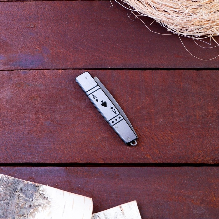 Нож складной "Туз Пик" 16,5см, клинок 76мм/1мм