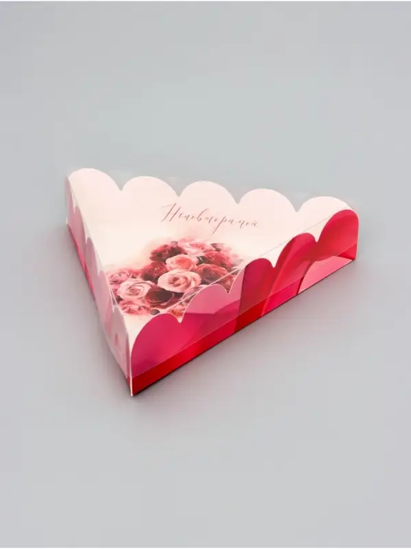 Коробка для печенья, &laquo;Сердечко&raquo;, 18&times;18&times;4 см