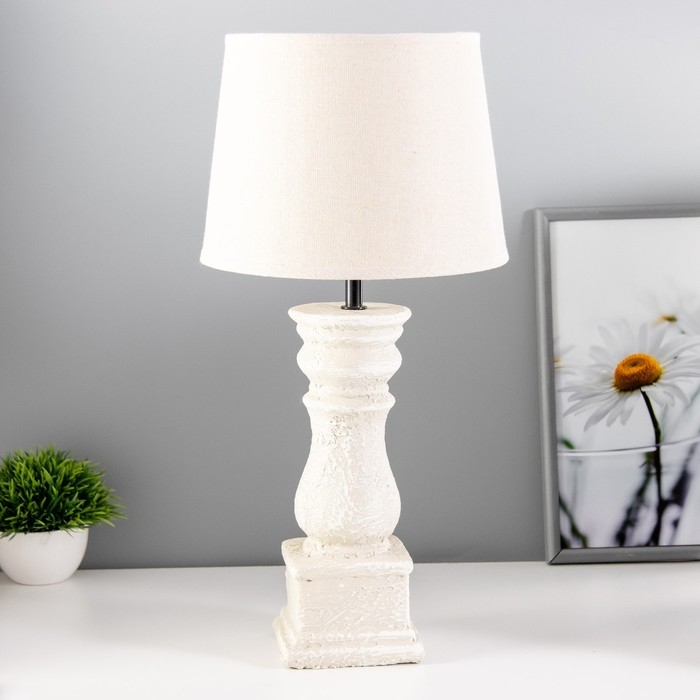 Настольная лампа "Стелла" Е14 40Вт серый 22,5х22,5х47см RISALUX