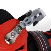 Коньки для фитнеса с роликовой платформой BlackAqua (р.34-37, красный)