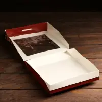 Коробка складная новогодняя &laquo;Фрукты&raquo;, 20&times;20&times;4 см