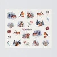 Слайдеры для ногтей &laquo;Holiday mood&raquo;, разноцветные