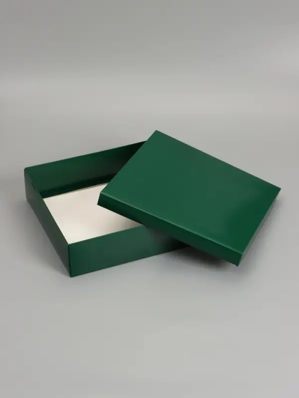 Коробка складная, крышка-дно, армейский зелёный, 30 х 30 х 8 см