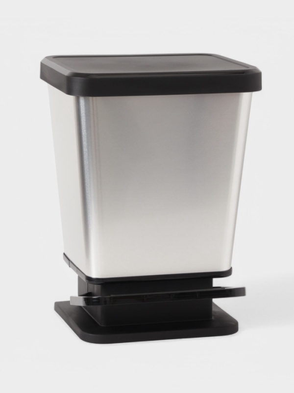 Контейнер для мусора с педалью "Металл" 20л