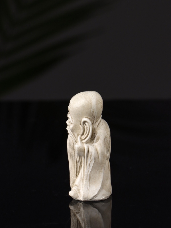 Набор фигур "Нэцкэ" 20х10х7 см, бежевый