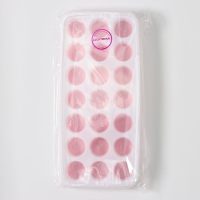 Форма для льда и шоколада с крышкой Доляна, 26&times;12&times;2,5 см, 21 ячейка (3&times;3&times;2 см), цвет МИКС