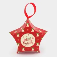 Подарочная коробка игрушка на ёлку складная &laquo;Звезда колокола&raquo; 7&times;5.5&times;2 см