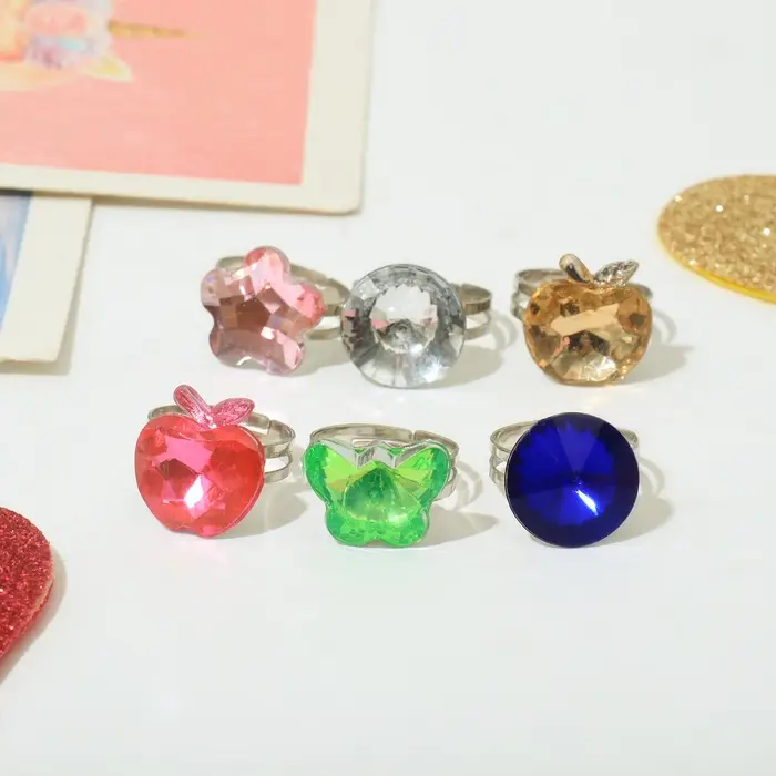 Кольцо детское Выбражулька &laquo;Ассорти&raquo;, форма МИКС, МИКС, безразмерное