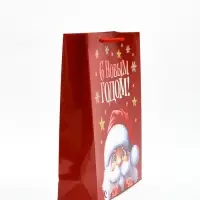 Пакет подарочный &laquo;Новогодняя сказка&raquo;, с ободком, 31 &times; 11 &times; 40 см