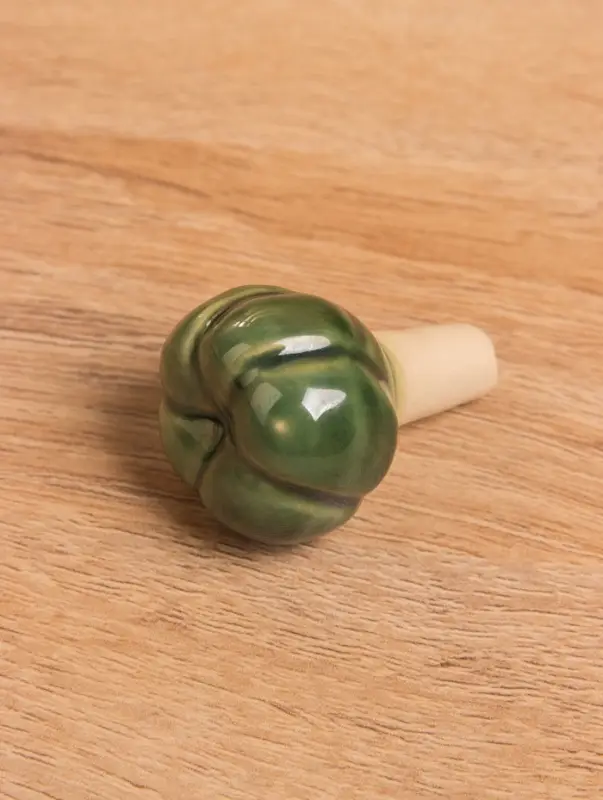 Сосуд для масла &laquo;Слон&raquo;, 10&times;8&times;14 см, керамика, зелёный