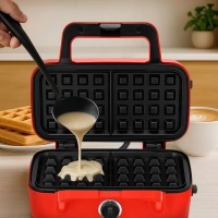 Вафельница электрическая для бельгийских вафель КТ-4698