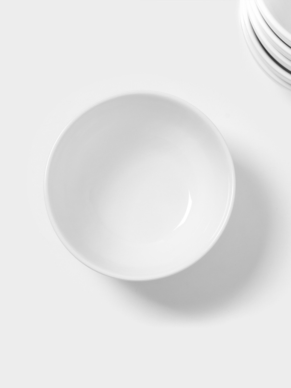 Тарелки глубокие Magistro Mien, 500 мл, d=14 см, набор 6 шт, фарфор, белые