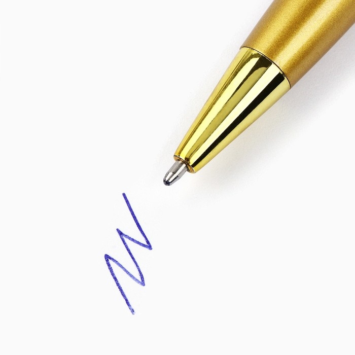 Ручка шариковая, синяя паста, 1.0 мм, металл &laquo;С 8 марта&raquo;