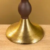 Подсвечник на 1 свечу "Шоколад" 10,5х10,5х30 см